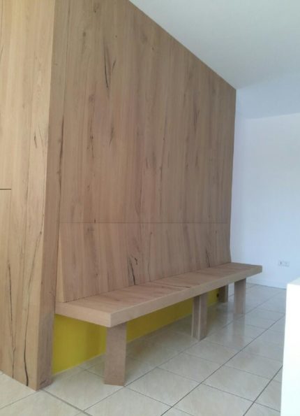 banquette agencement sur mesure Monschin